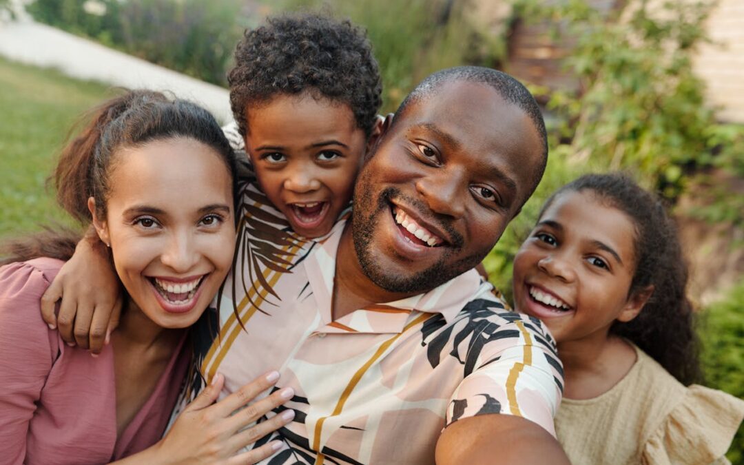 Family together during a supportive parent coaching session in Port St. Lucie, Florida, focused on improving communication and family connection.