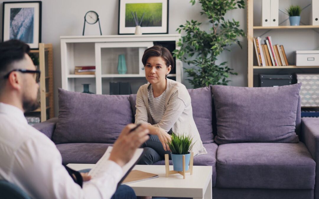 Individual therapy session in West Palm Beach supporting stress and anxiety relief